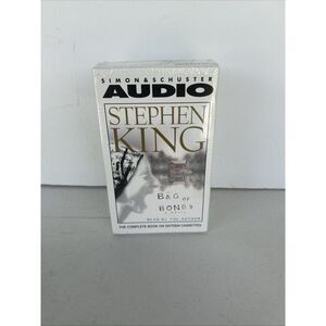 Stephen King Bag of Bones 16 Cassette Audiobook Sealed Read by Author